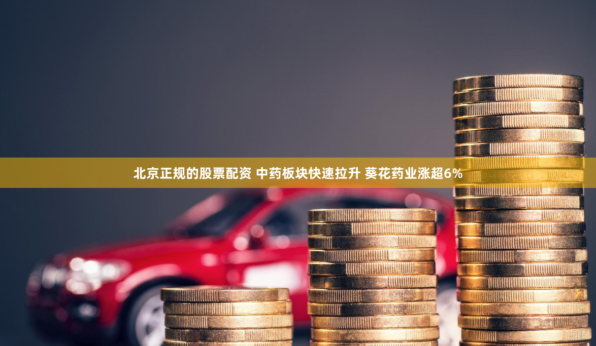 北京正规的股票配资 中药板块快速拉升 葵花药业涨超6%
